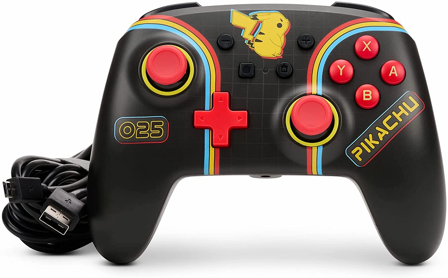 PowerA Pokmon Enhanced Wired Controller for Nintendo Switch  Pikachu Arcade