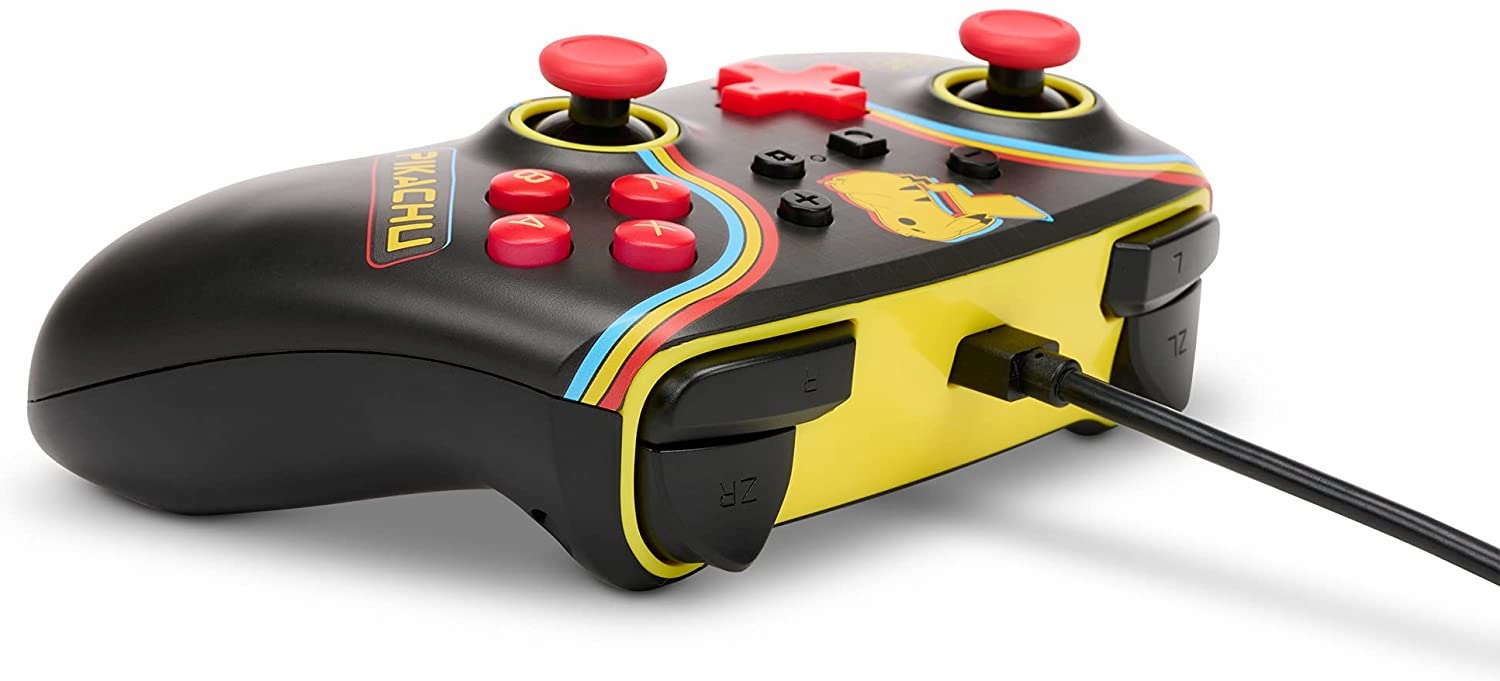 PowerA Pokmon Enhanced Wired Controller for Nintendo Switch  Pikachu Arcade