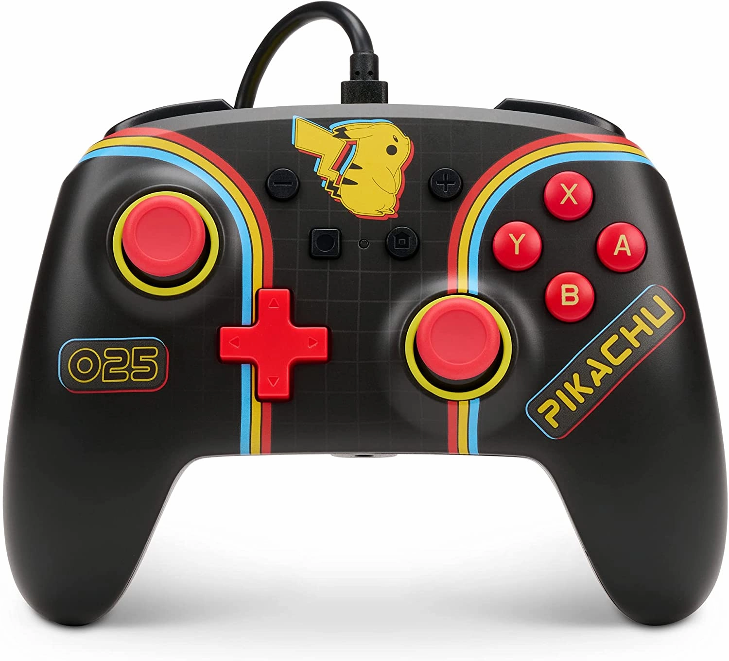PowerA Pokmon Enhanced Wired Controller for Nintendo Switch  Pikachu Arcade