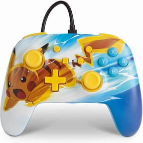 PowerA Pokmon Enhanced Wired Controller for Nintendo Switch  Pikachu Charge