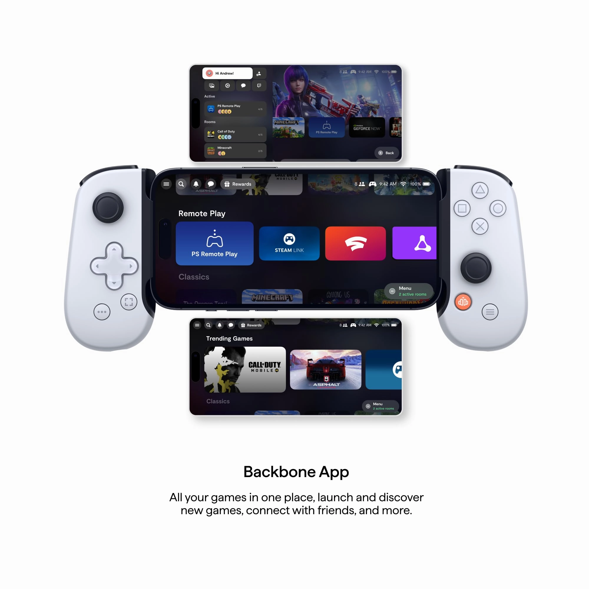 PS5 BACKBONE Controller For iPhone  - PlayStation Edition (Lightning Port)
