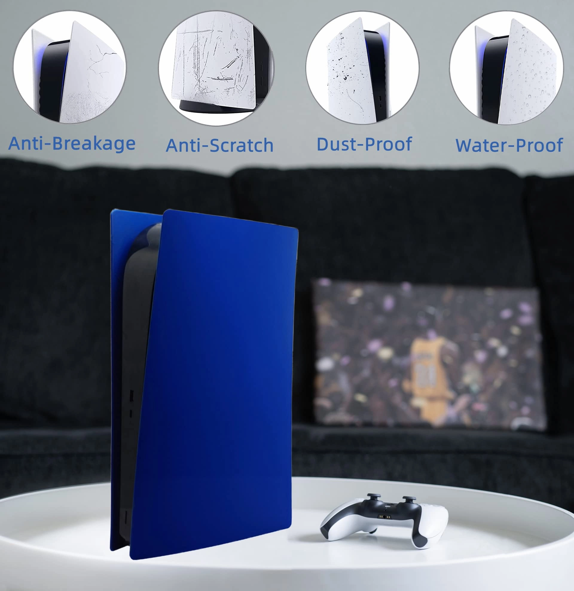 PS5 Digital Console Cover Shell - Blue