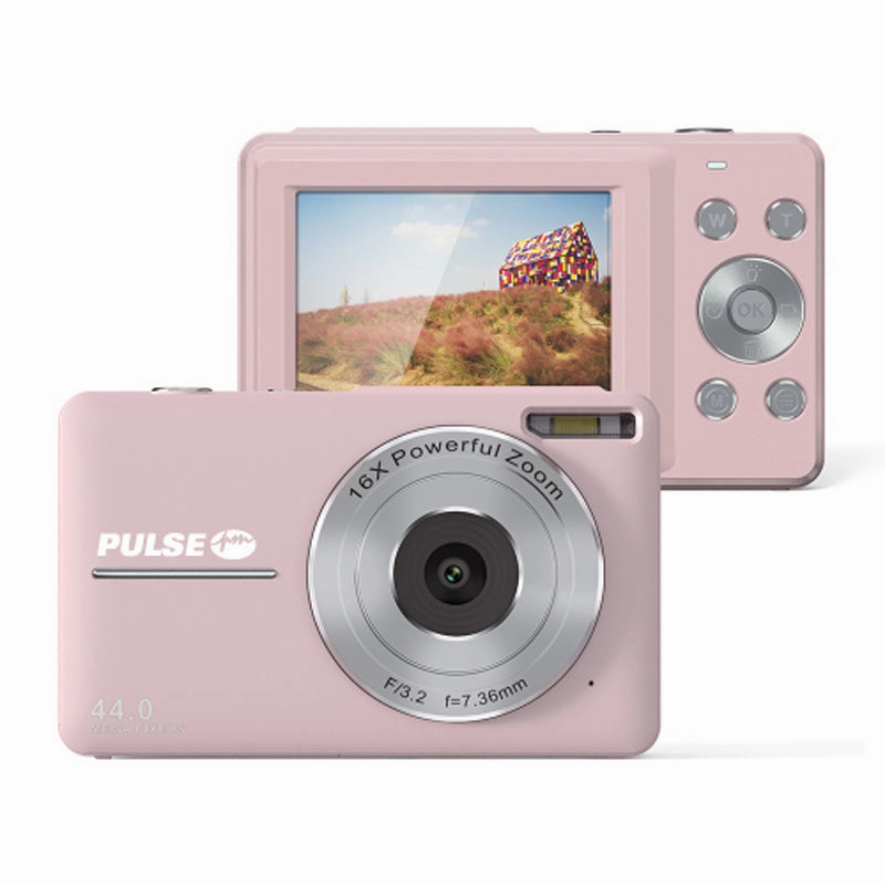 Pulse 44mp Digital Compact Camera - Pink