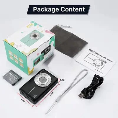 Pulse 44mp Digital Compact Camera (Black)
