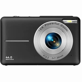 Pulse 44mp Digital Compact Camera (Black) photo