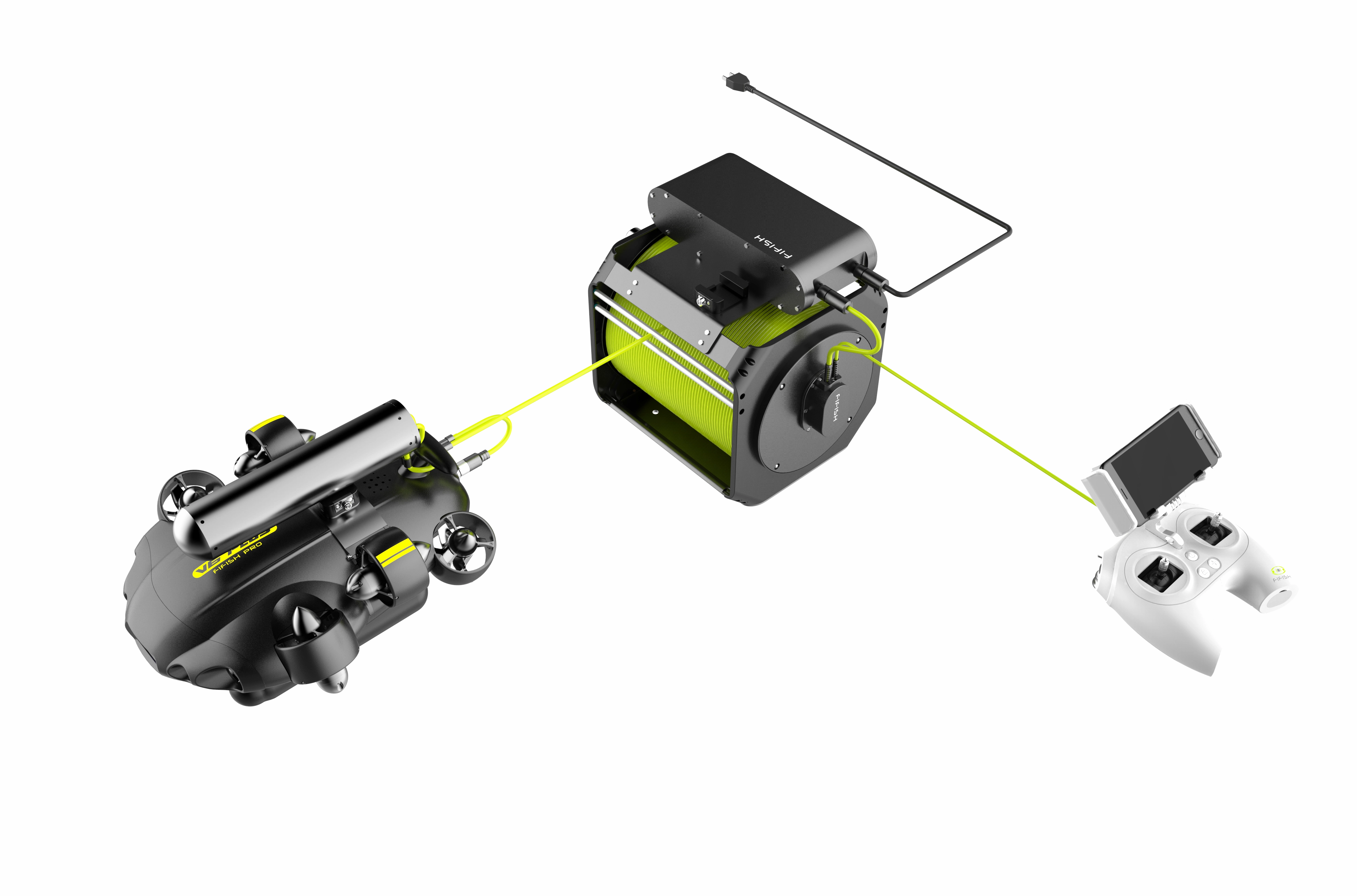 Qysea Onshore Power Supply System drone with camera