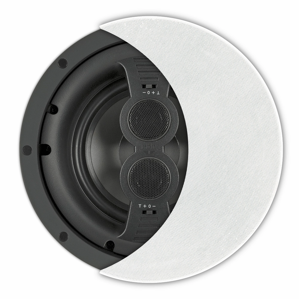 RBH Sound VA-615DS 2-way dual channel in-ceiling speaker for single-point-stereo
