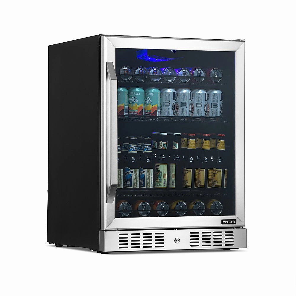 REFURB Newair 24 Built-in Mini Fridge w/ Triple-Pane Glass, 177 Cans