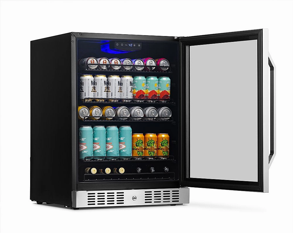 REFURB Newair 24 Built-in Mini Fridge w/ Triple-Pane Glass, 177 Cans