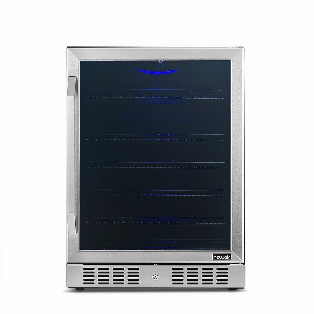 REFURB Newair 24 Built-in Mini Fridge w/ Triple-Pane Glass, 177 Cans