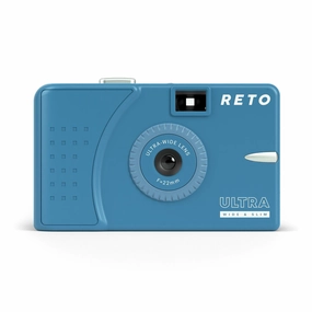 Reto Project Ultra Wide and Slim Film Camera - Blue mirrorless camera