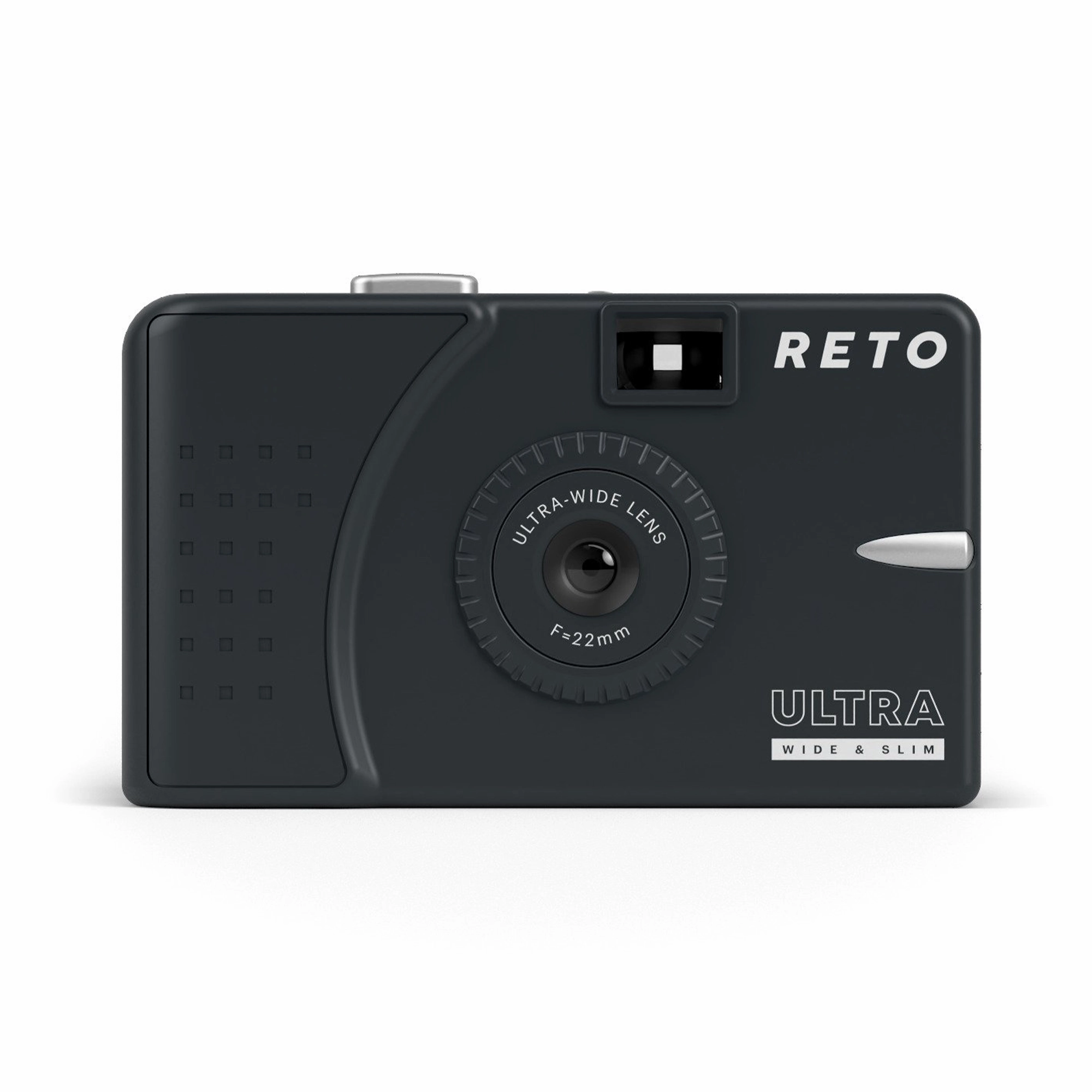 Reto Project Ultra Wide and Slim Film Camera - Charcoal mirrorless camera