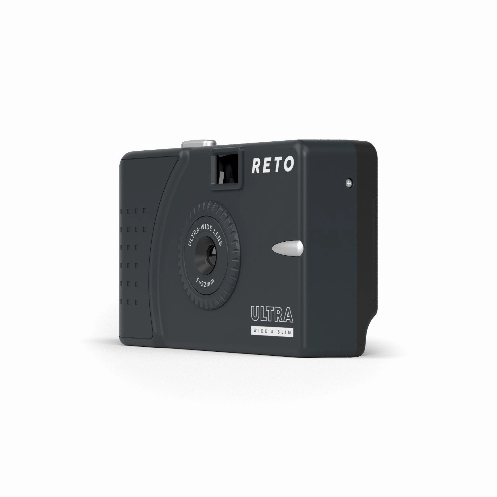 Reto Project Ultra Wide and Slim Film Camera - Charcoal