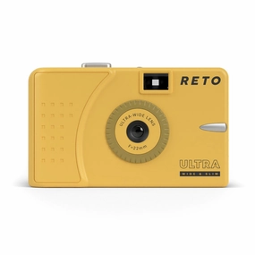 Reto Project Ultra Wide and Slim Film Camera - Yellow mirrorless camera