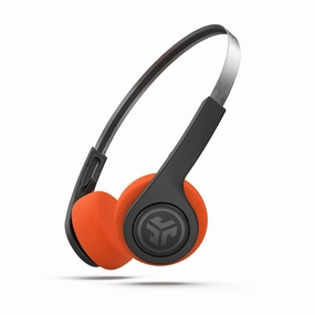 Rewind Wireless Retro Headphones Black bass headphones, foldable headphones
