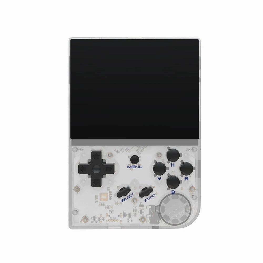 RG35XX Retro Handheld Game Console 3.5 Inch - Tranperant White