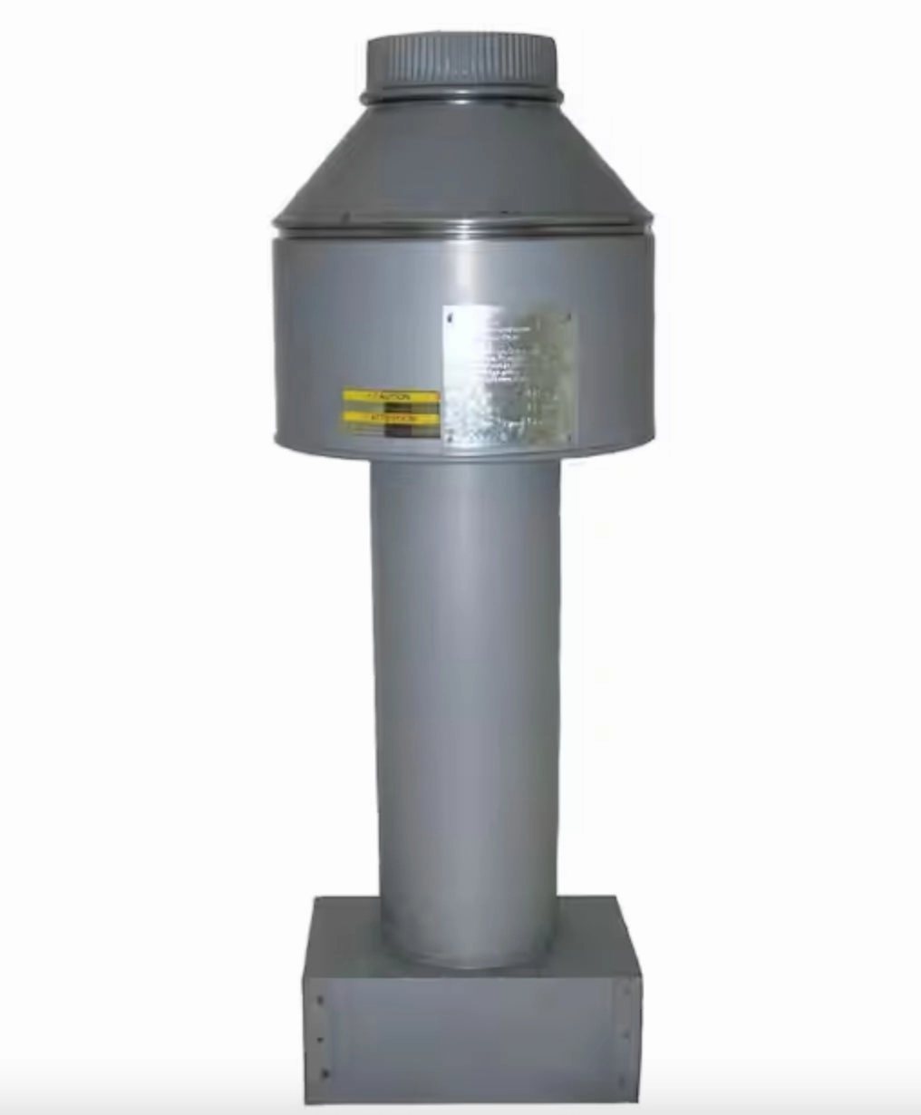 Rheem 6" Indoor Stack Top Kit  Compatible with R206A & R207A Digital Pool Heaters