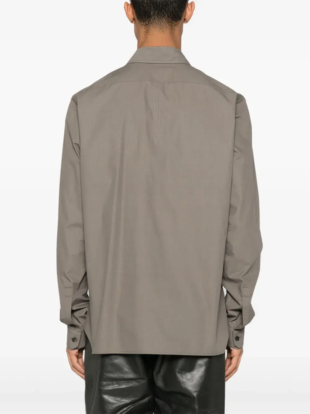 RICK OWENS - Men Camicia Work Shirt Shoes_rick-owens