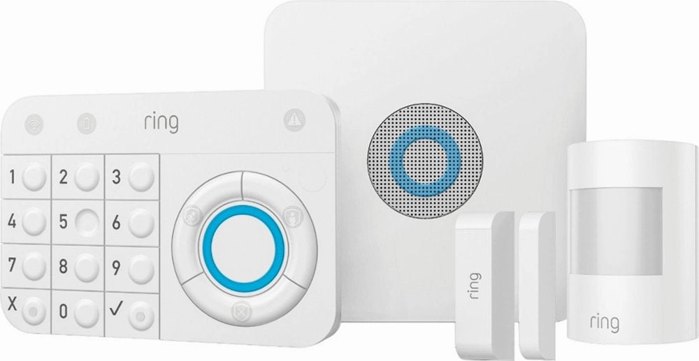 Ring 4K11S7-0EN0 Alarm Home Security Kit - White