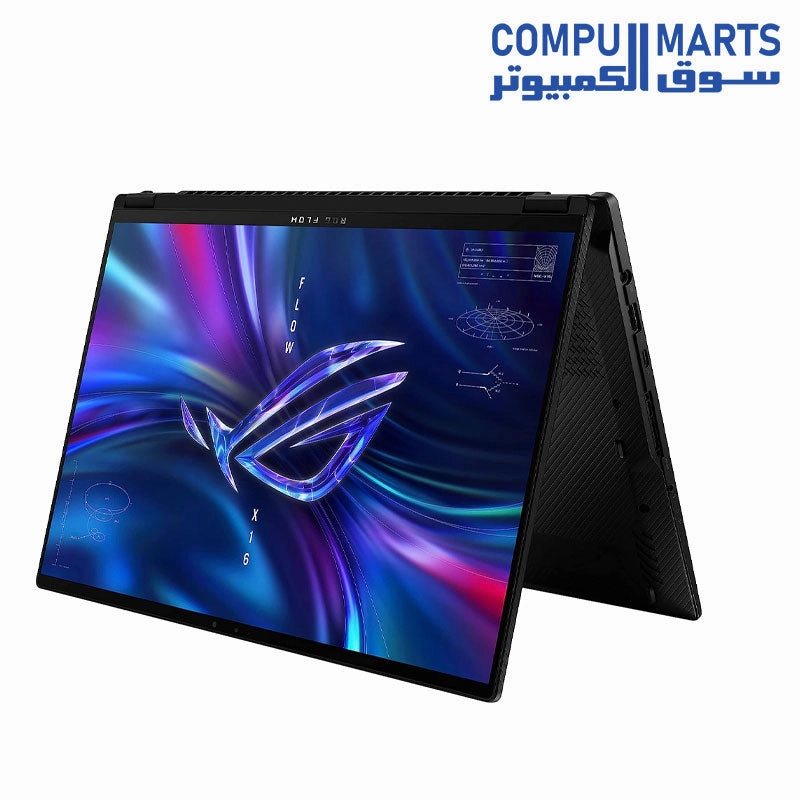 ROG Flow X16 GV601RM-BLK17W- AMD Ryzen 7 6800HS - 1TB PCIe 4.0 NVMe M.2 - RAM 16GB DDR5 - NVIDIA GeForce RTX 3060 6GB - 16-inch 165Hz Touch Screen ROG backpack -Stylus (ASUS Pen SA201-MPP2.0 support)