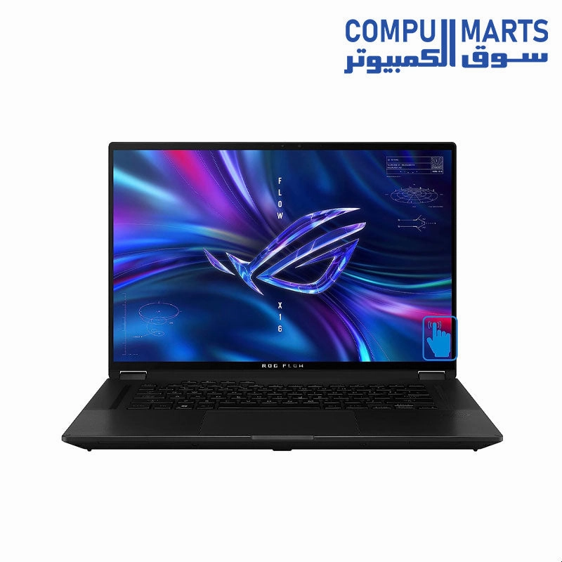 ROG Flow X16 GV601RM-BLK17W- AMD Ryzen 7 6800HS - 1TB PCIe 4.0 NVMe M.2 - RAM 16GB DDR5 - NVIDIA GeForce RTX 3060 6GB - 16-inch 165Hz Touch Screen ROG backpack -Stylus (ASUS Pen SA201-MPP2.0 support)