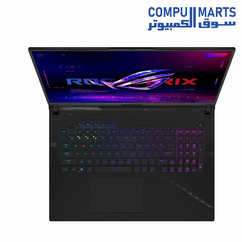 ROG Strix SCAR 18 - G834JY-N6033W - i9-13980HX - DDR5 32GB - RTX 4090 16GB GDDR6 -  2TB M.2 NVMe -Win11 -ROG backpack, ROG Gladius III Mouse P514, Marketing Giveaway (1 Customizable Armor Cap)
