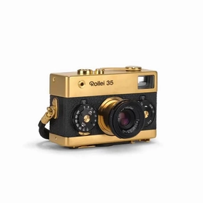 Rollei 35 Limited Edition Gold 35mm Full Frame Film Camera photo