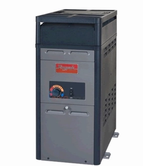 RUUD 105K BTU Natural Gas Pool Heater  Analog Ignition (0-5K Elevation)