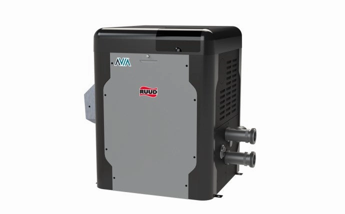 RUUD AVIA 264K BTU Natural Gas Pool & Spa Heater  Low NOx & WiFi Enabled (P-D264A-EN-C)