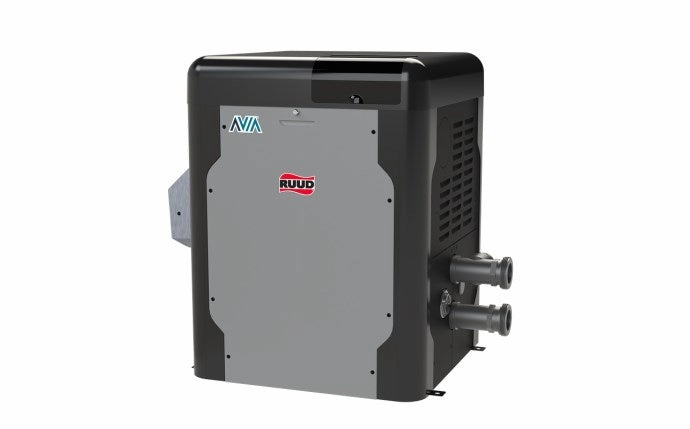 RUUD AVIA 399K BTU Liquid Propane Pool & Spa Heater  Low NOx & WiFi Enabled (P-D404A-EP-C)