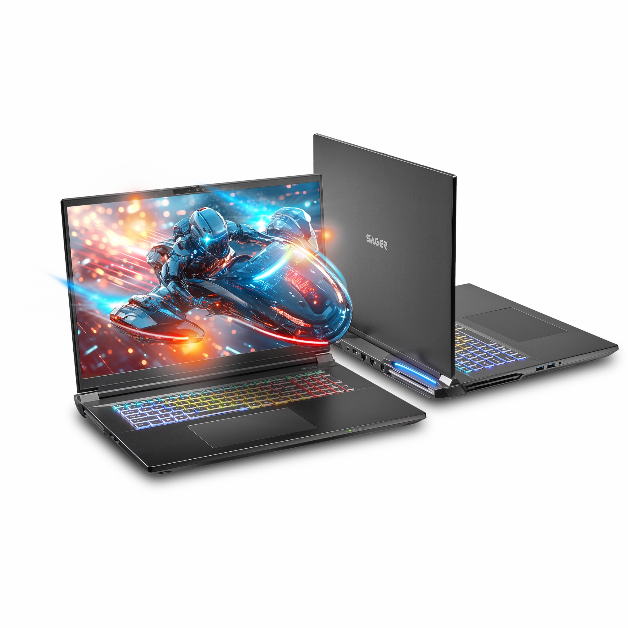 SAGER NP9580T (Clevo X580WNT-G) Gaming Laptop