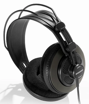 Samson SR850 Semi-Open Studio Headphones with FREE 25-Foot Extension Cable noise cancelling headphones, bluetooth earbuds
