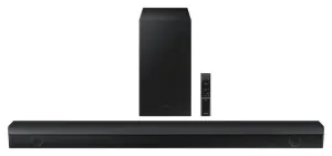 Samsung 430W 3.1ch Soundbar with Dolby Audio and DTS Virtual:X - HW-B650/ZC tv wall mount, 55 inch tv