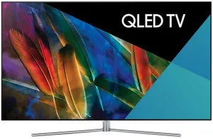 Samsung LED TV 55Inch Smart TV, QLED 4K, 3HDMI & 2USB, Satellite Built-in, Wi-Fi, HD tv stand, curved tv