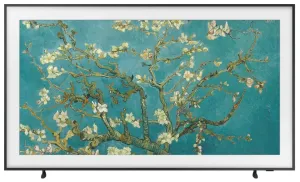 Samsung The Frame Art LED TV 65Inch, Smart & QLED 4K, 4HDMI & 2USB, HDR10 , 100Hz tv stand, curved tv