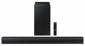 Samsung 300W 2.1ch Soundbar with Dolby Audio - HW-B450/ZC tv wall mount, 55 inch tv