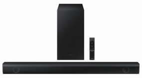 Samsung 410W 2.1ch Soundbar with Dolby Audio and DTS Virtual:X - HW-B550/ZC tv wall mount, 55 inch tv