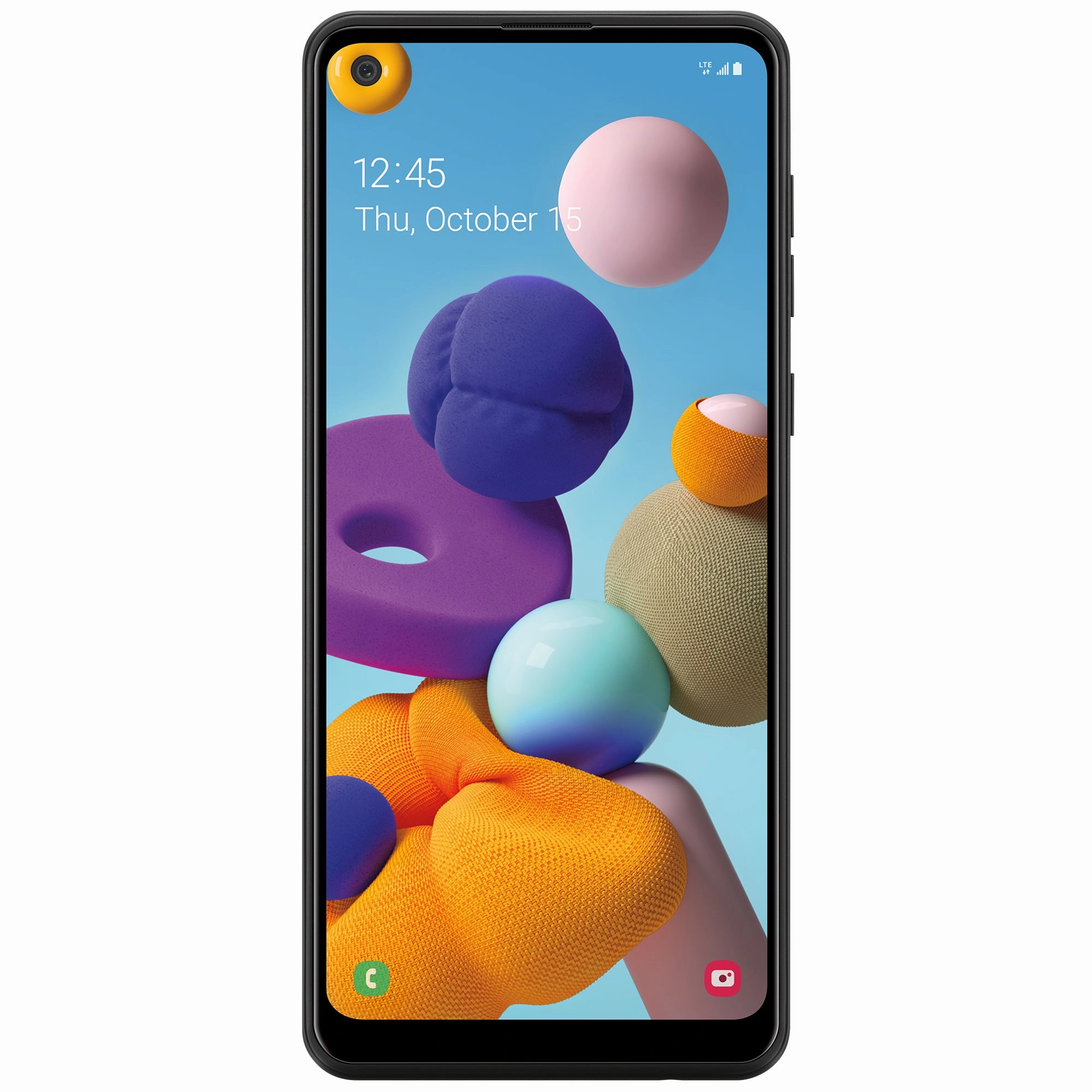 Samsung Galaxy A21 32GB 6.5 Inch Infinity Display Black Cellular Straight Talk SM-A215UZKAXAA - Prepaid Smartphone Cell Phone