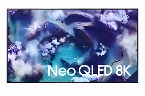 Samsung LED TV 85Inch, Smart AI & Neo QLED 8K AI Upscaling Pro, 100Hz, 4HDMI & 3USB tv stand, curved tv