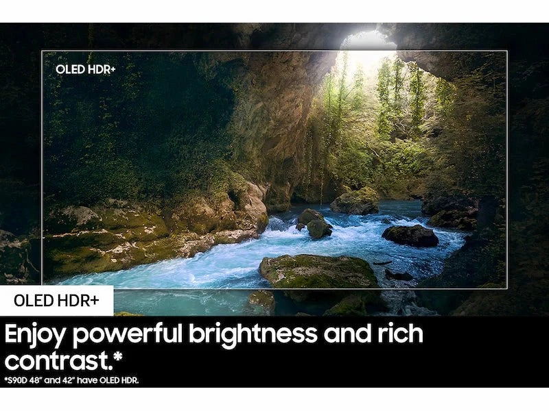 Samsung OLED S90D TV Screen