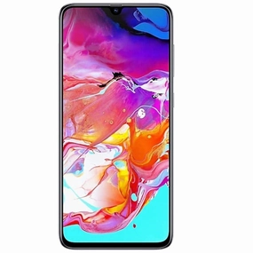 Samsung SM-A705MN Galaxy A70 128GB Dual SIM GSM Android Phone W/ Dual 32MP Camera, White Cell Phone