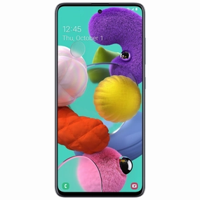 SAMSUNG STSAS515DCPWP Galaxy A51 128GB ROM Prepaid Smartphone, Prism Crush Black - StraightTalk/TracFone Cell Phone