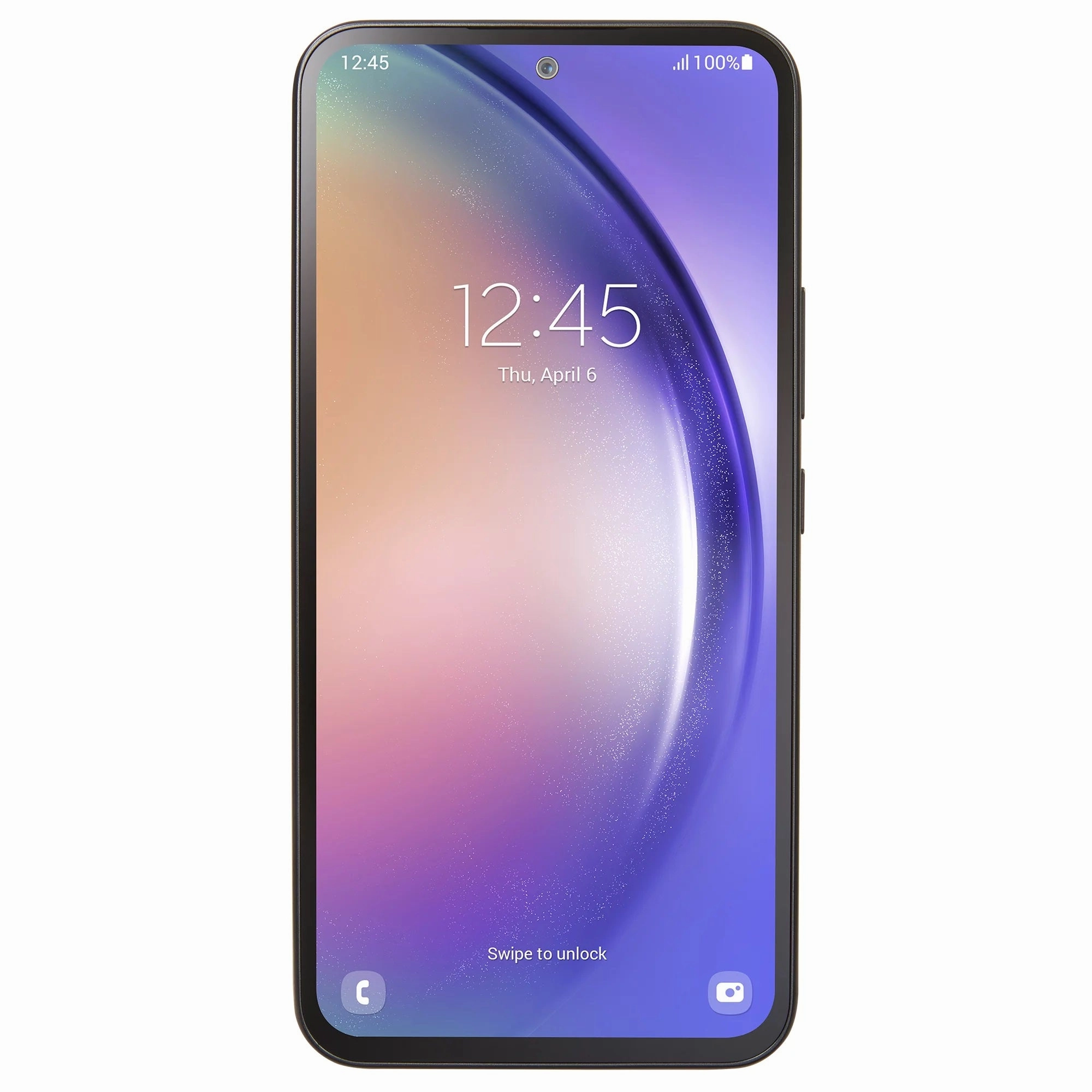 Samsung STSAS546VCPWP Galaxy A54 5G 128GB 6GB RAM Straight Talk/TracFone Black 50MP 6.4" Android Smartphone Cell Phone