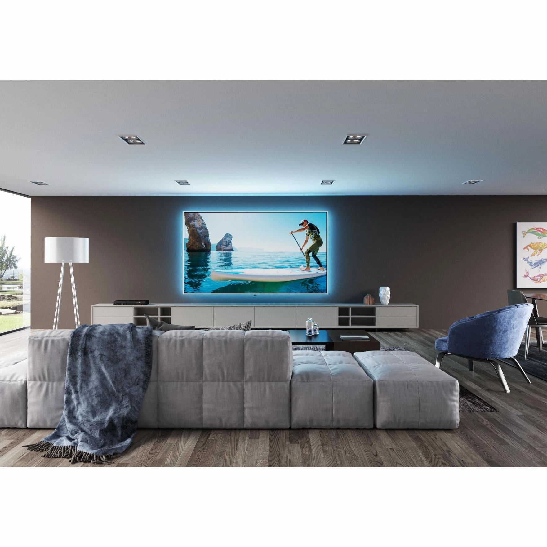 Screen Innovations Zero Edge Pro - 16:9 - Ultra Short Throw (UST) - Ambient Light Rejecting (ALR)