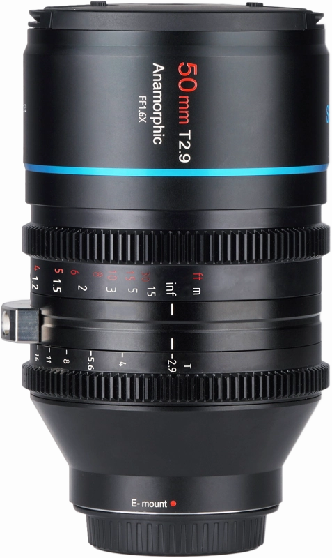 Sirui Anamorphic Lens 1.6x Full Frame 50mm T2.9 Canon RF-Mount