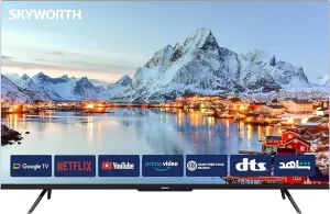 Skyworth 65 Smart 4K, Resolution 4K, HDMI 3, USB2 tv stand, curved tv