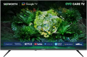 Skyworth LED TV 55Inch 4K, Smart Google TV, 3HDMI & 2USB tv stand, curved tv