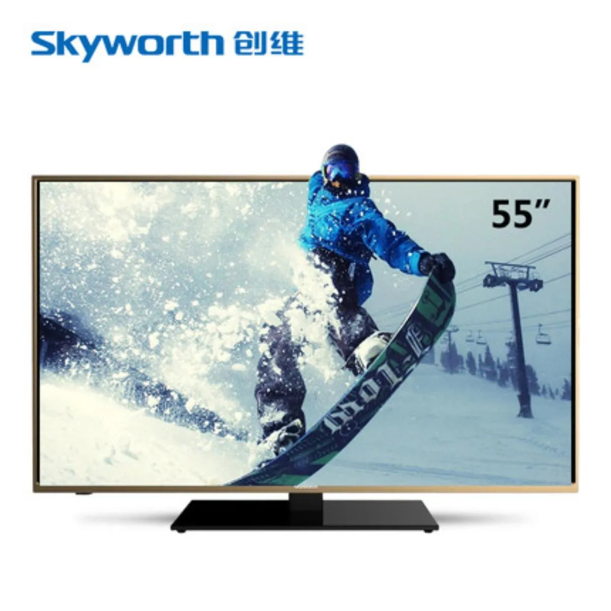 Skyworth Tv Led Super Smart 55 4K tv stand, curved tv