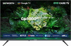 Skyworth LED TV 65Inch 4K, Smart Google TV, 3HDMI & 2USB tv stand, curved tv