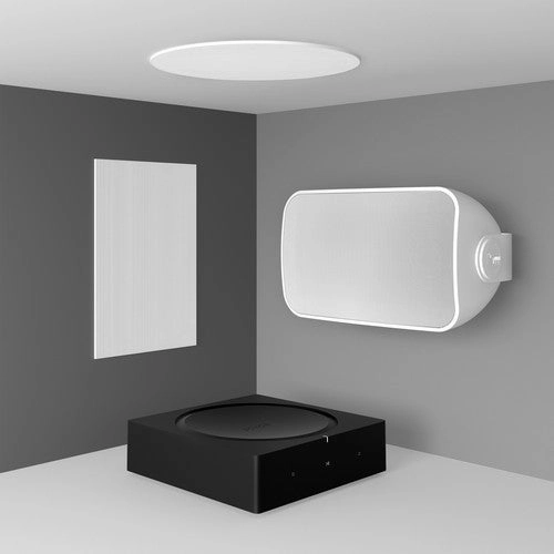 Sonos by Sonance INCLGWW1 Architectural 6-1/2" Passive 2-Way In-Ceiling Speakers (Pair) White
